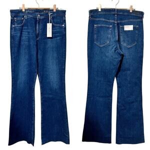 Adriano‎ Goldschmied High Rise Alexxis Bootcut Jeans Size 33 East Blue Dark Wash
